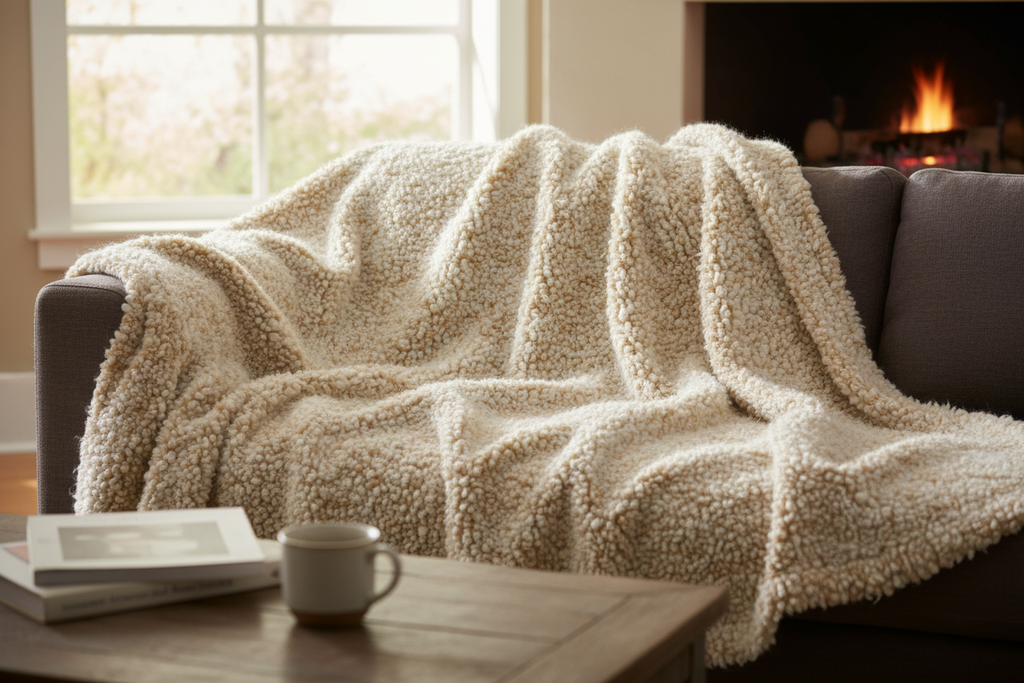 Ultra Soft Faux Fur Throw Blanket