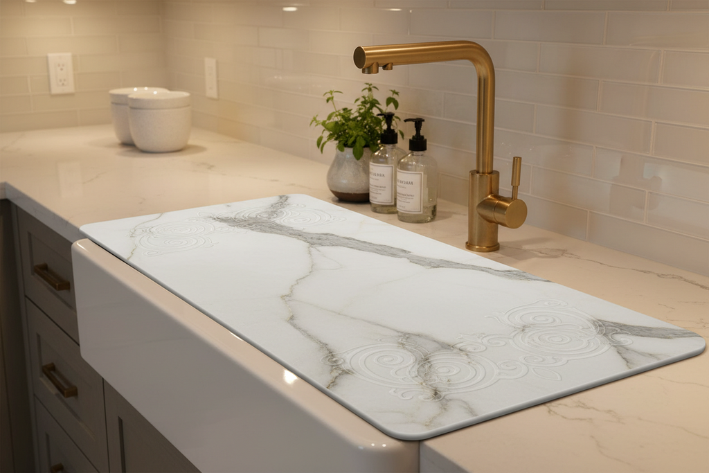 Stone Drying Mat & Sink Protector