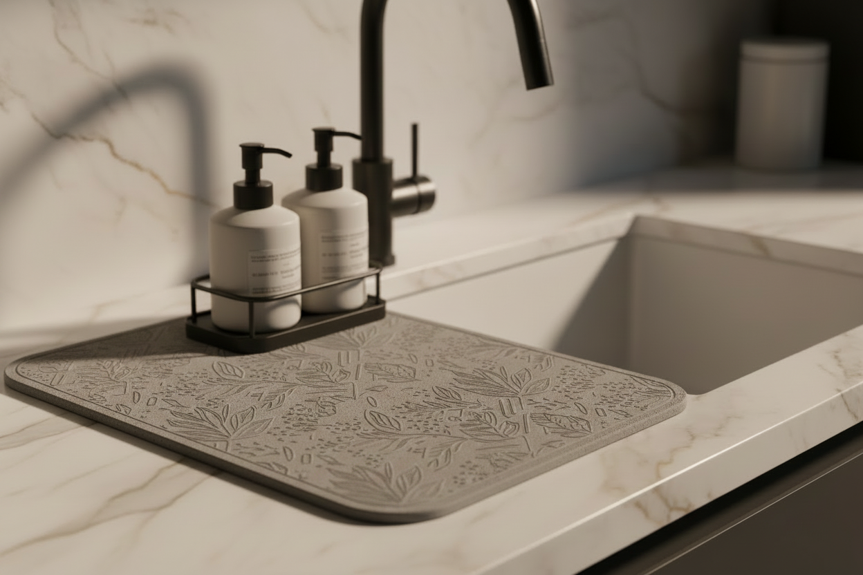Stone Drying Mat & Sink Protector